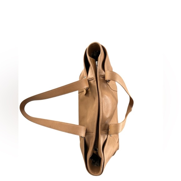 Coach Brown Leather Zip Top Double Buckle Straps - Picture 8 of 14